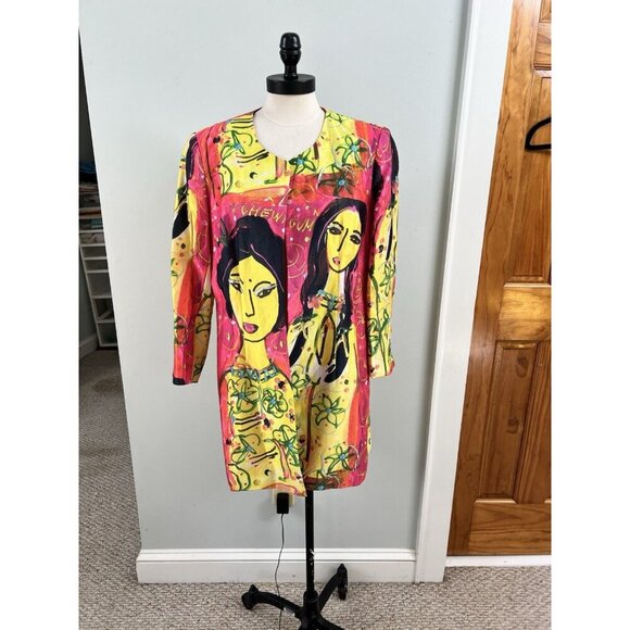 NWT Grace Chuang Jacket XXL Pop Art To Wear Statement Avant Garde Maximalist - Picture 3 of 8